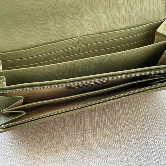 Cocco Fiore Women Clutch Wallet Multi Color Patent Leather Card Holder Purse - Picture 7 of 12